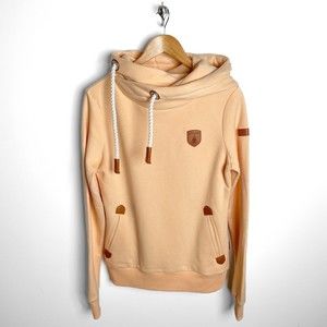 Wanakome Women's Artemis Peach Pullover Lt Orange Hoodie Size Small